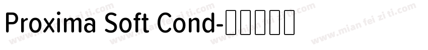 Proxima Soft Cond字体转换